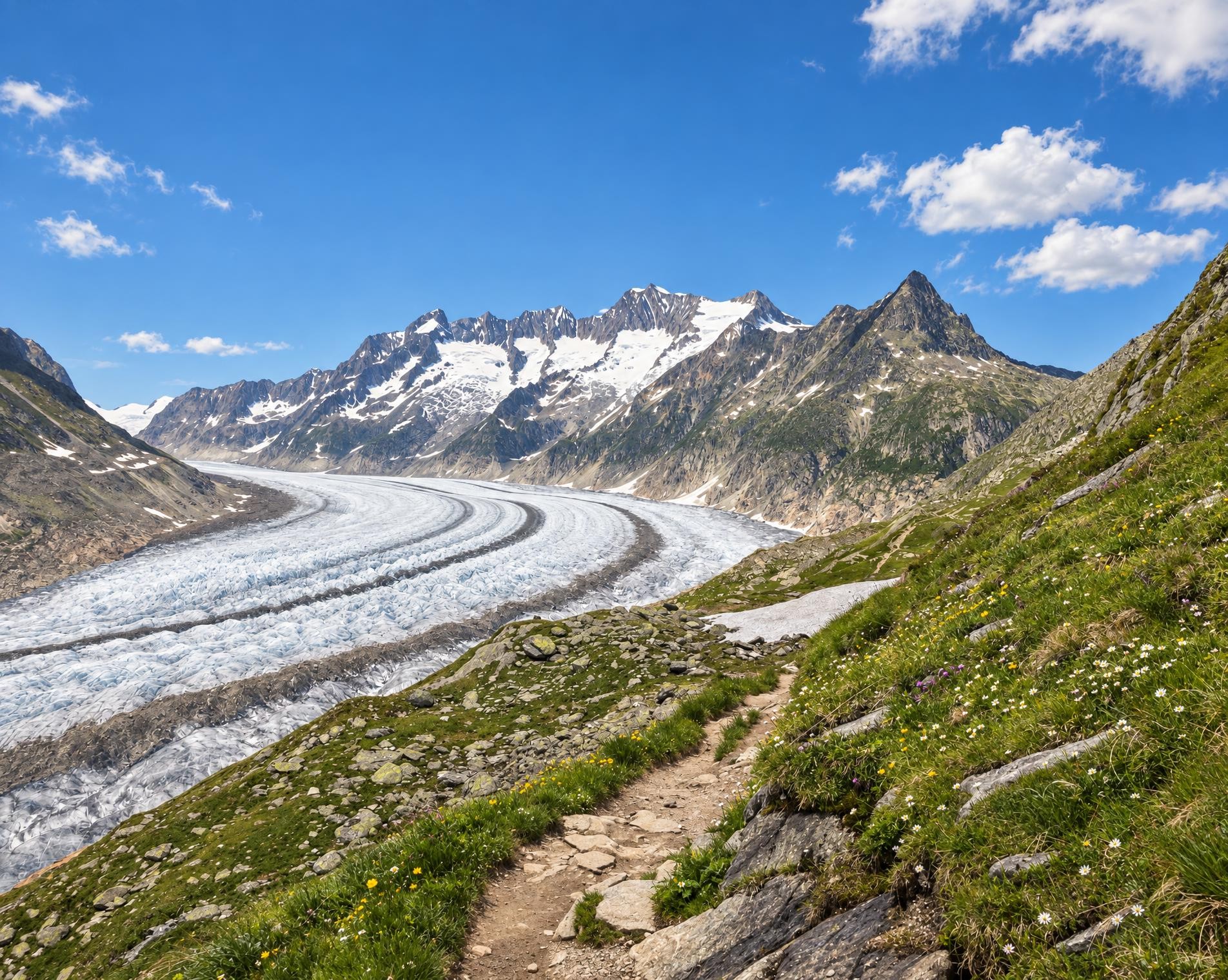 Aletsch Panoramaweg, Etappe 2/3