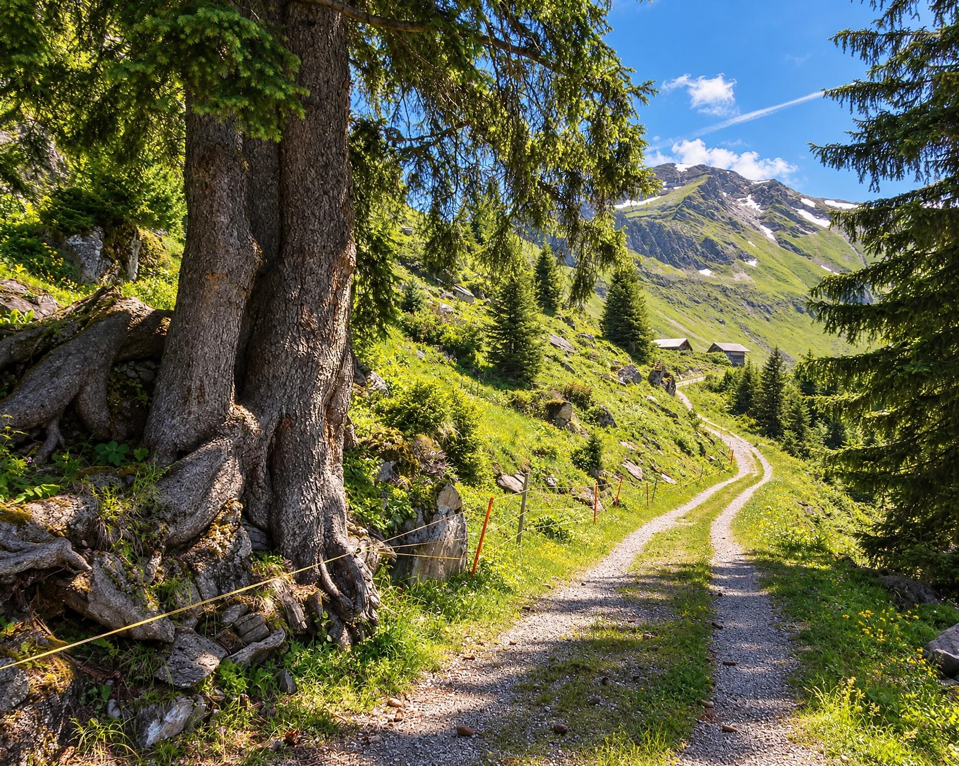 Bergweg Kraftort Grimmiwasser