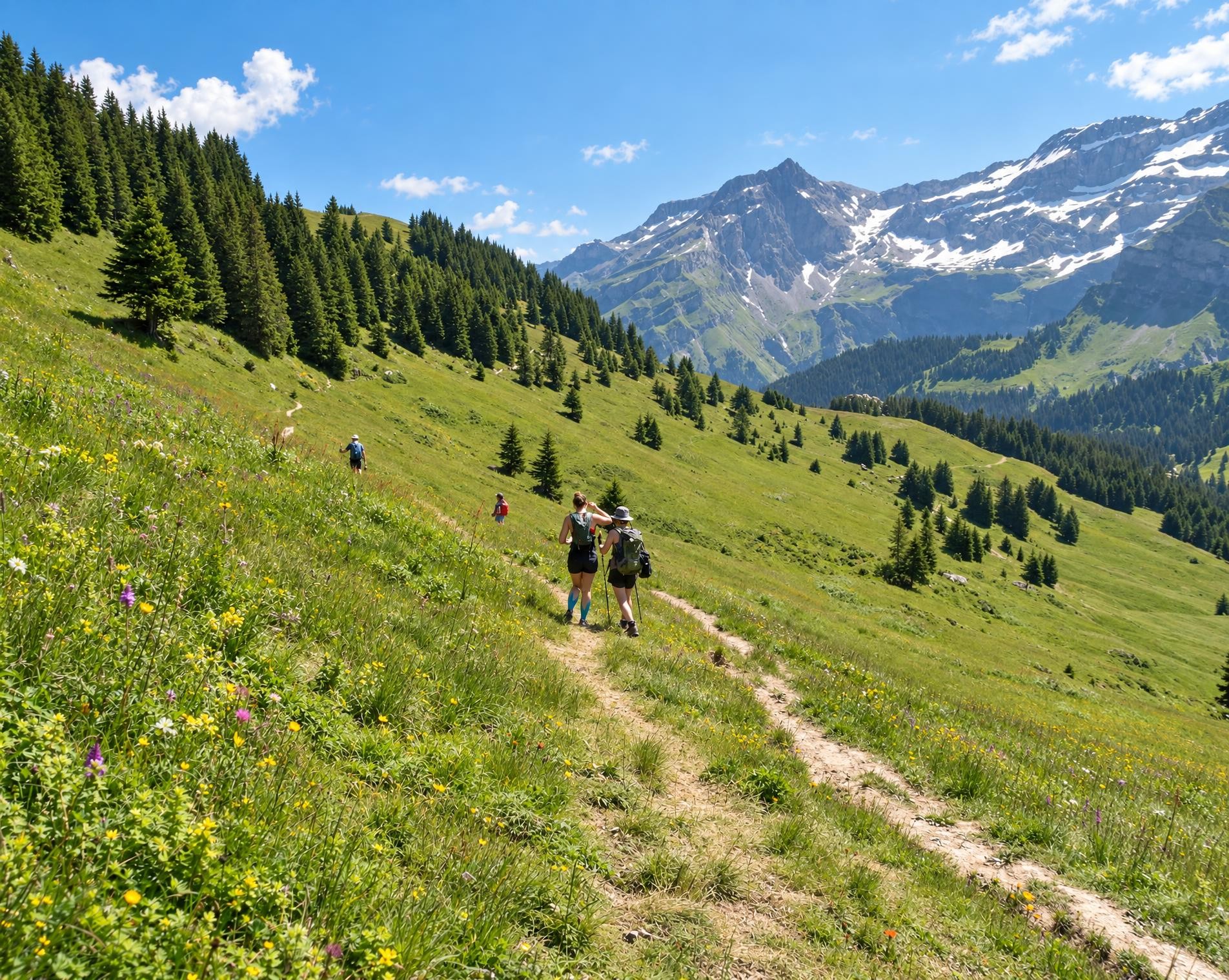Chemin des pyramides de Gypse