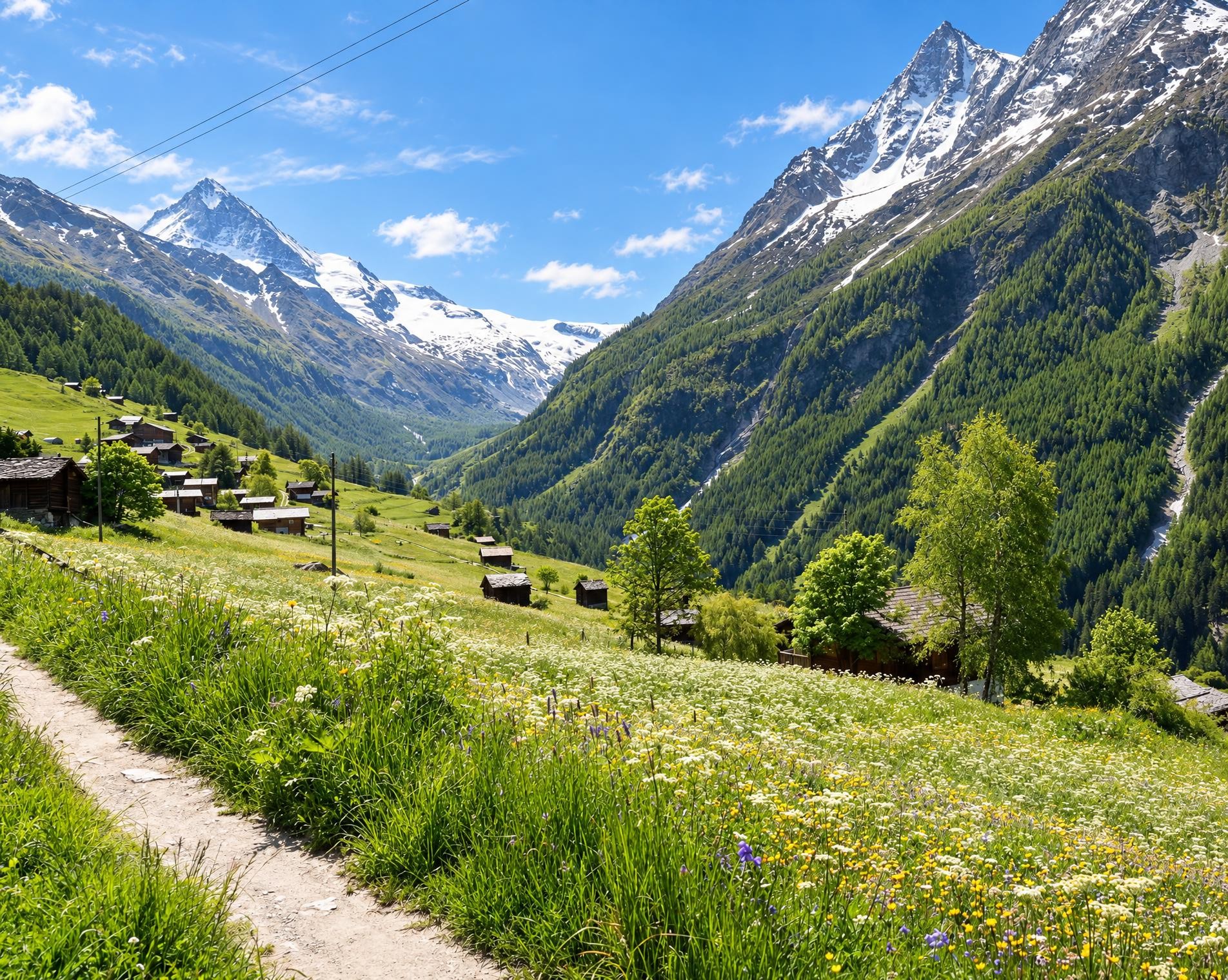 Chemin des villages d’Evolène