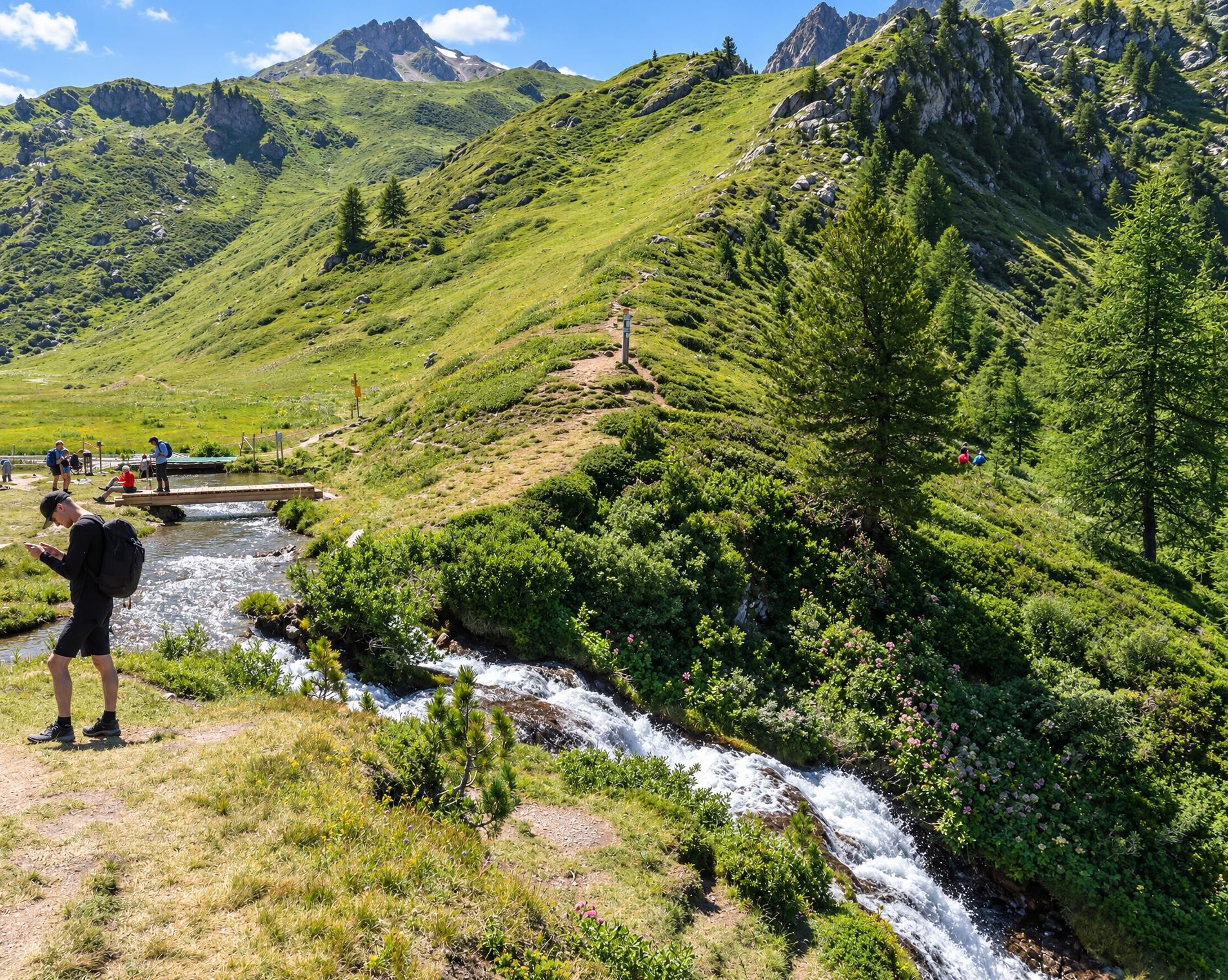 Chemin du Vallon de Réchy
