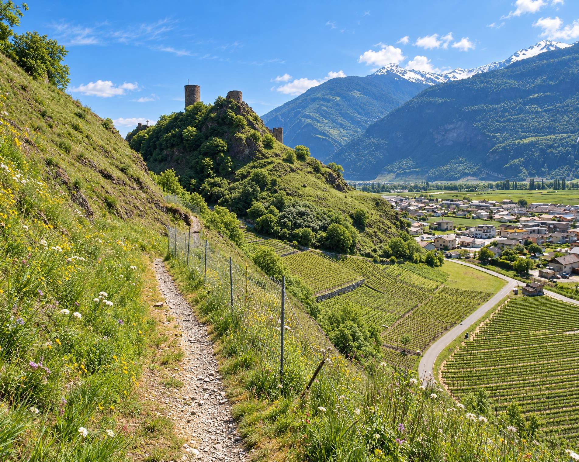 Chemin du vignoble, Stage 1/4