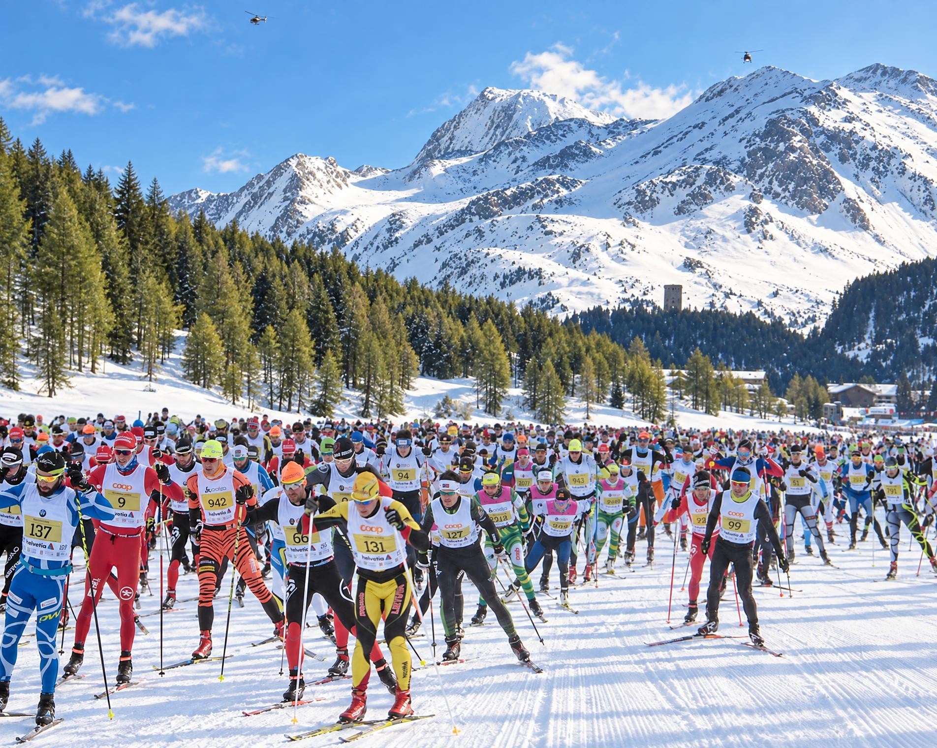 Engadin-Skimarathon-Loipe