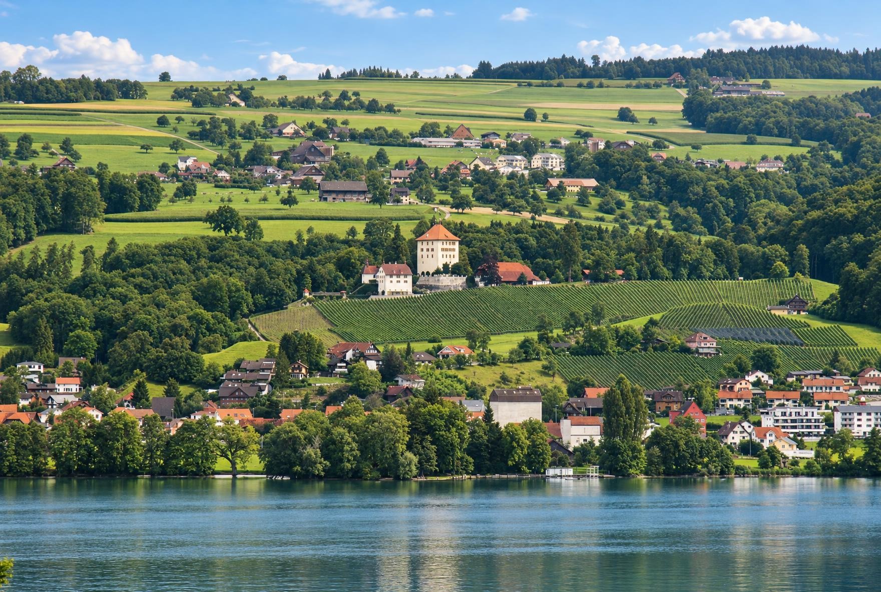 Gelfingen, Schloss Heidegg - Hitzkirch, Wanderung Orte der Kraft