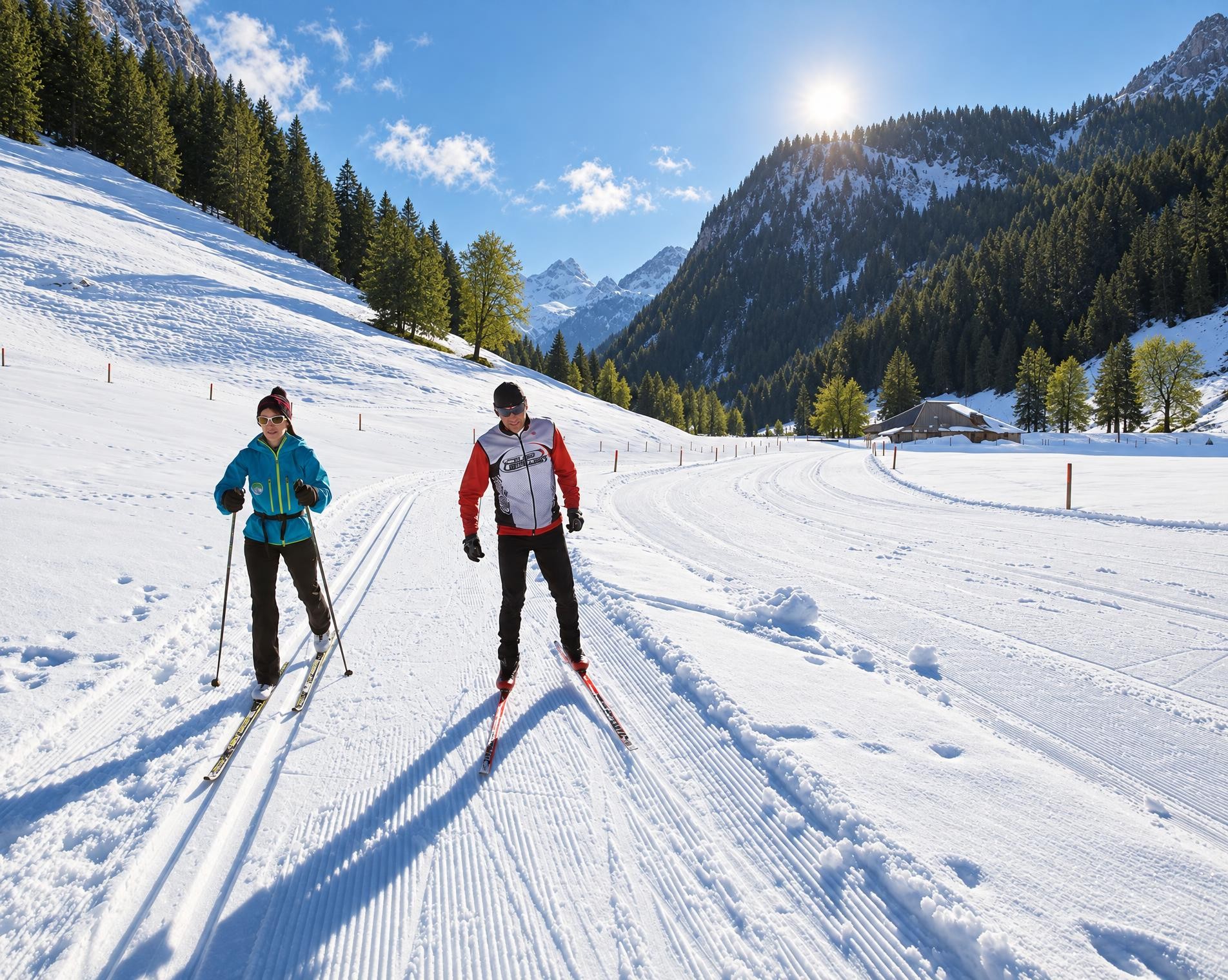 Piste de la vallée de la Jogne