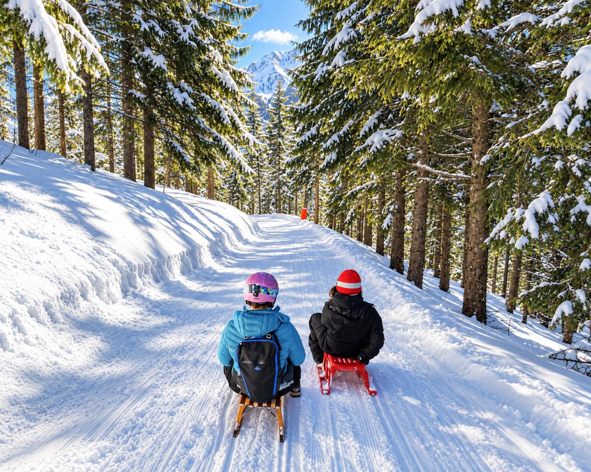 Piste de luge Col de Soud–Villars