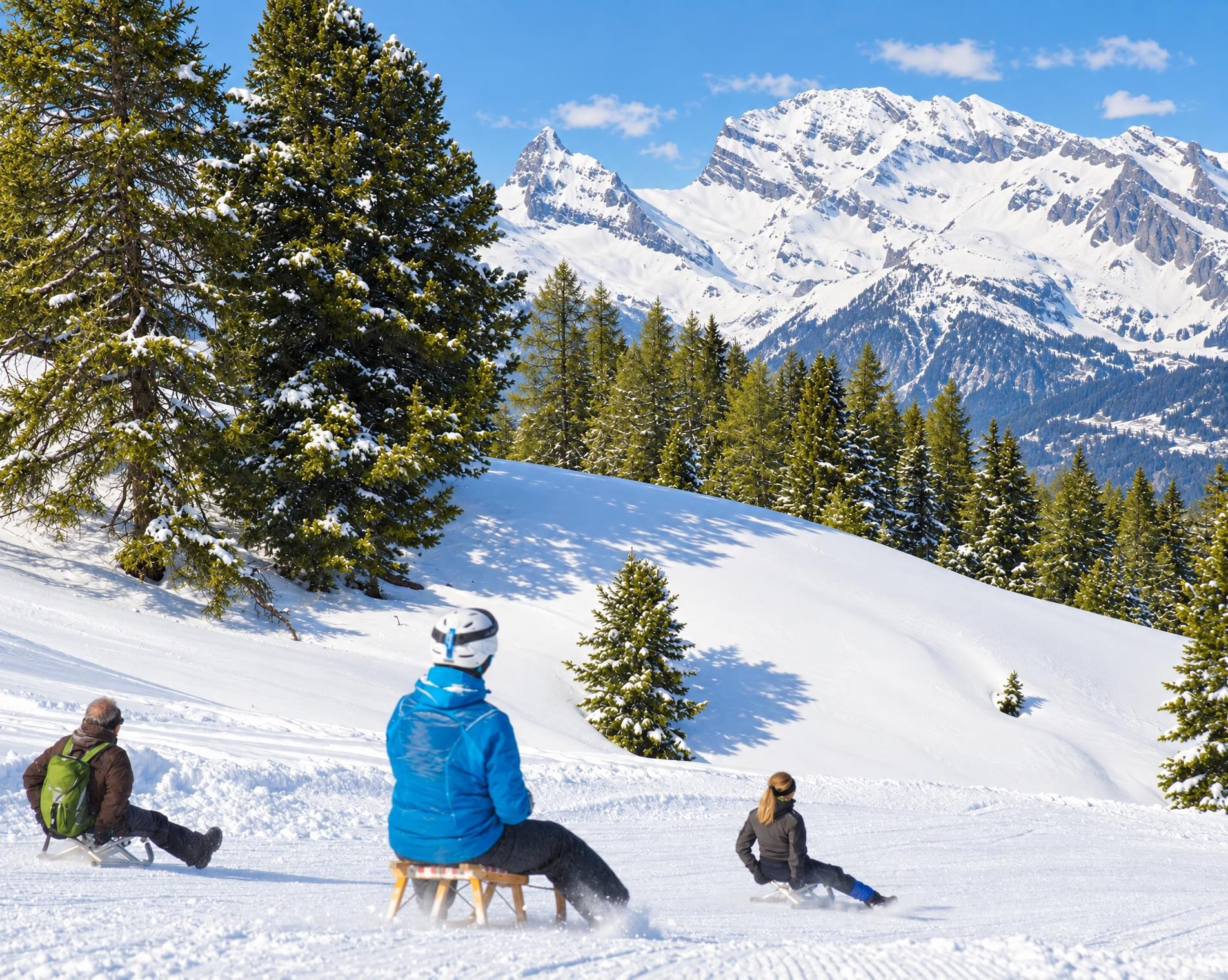 Piste de luge de La Tzoumaz