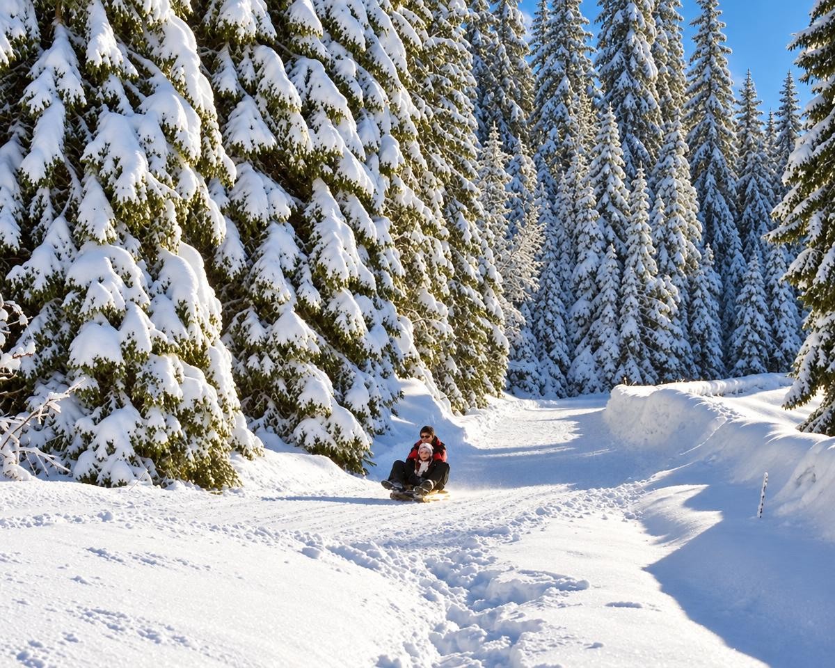 Piste de luge du Marchairuz