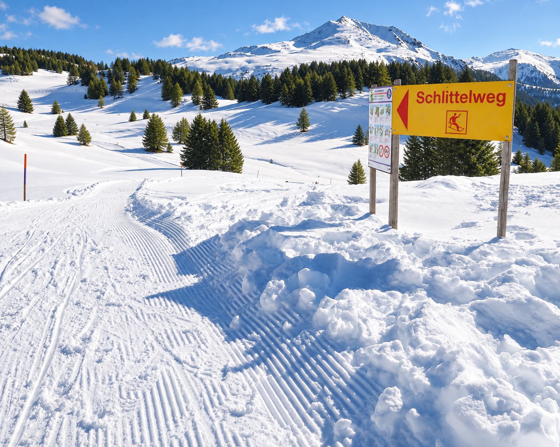 Schlittelweg Mutta Südhang