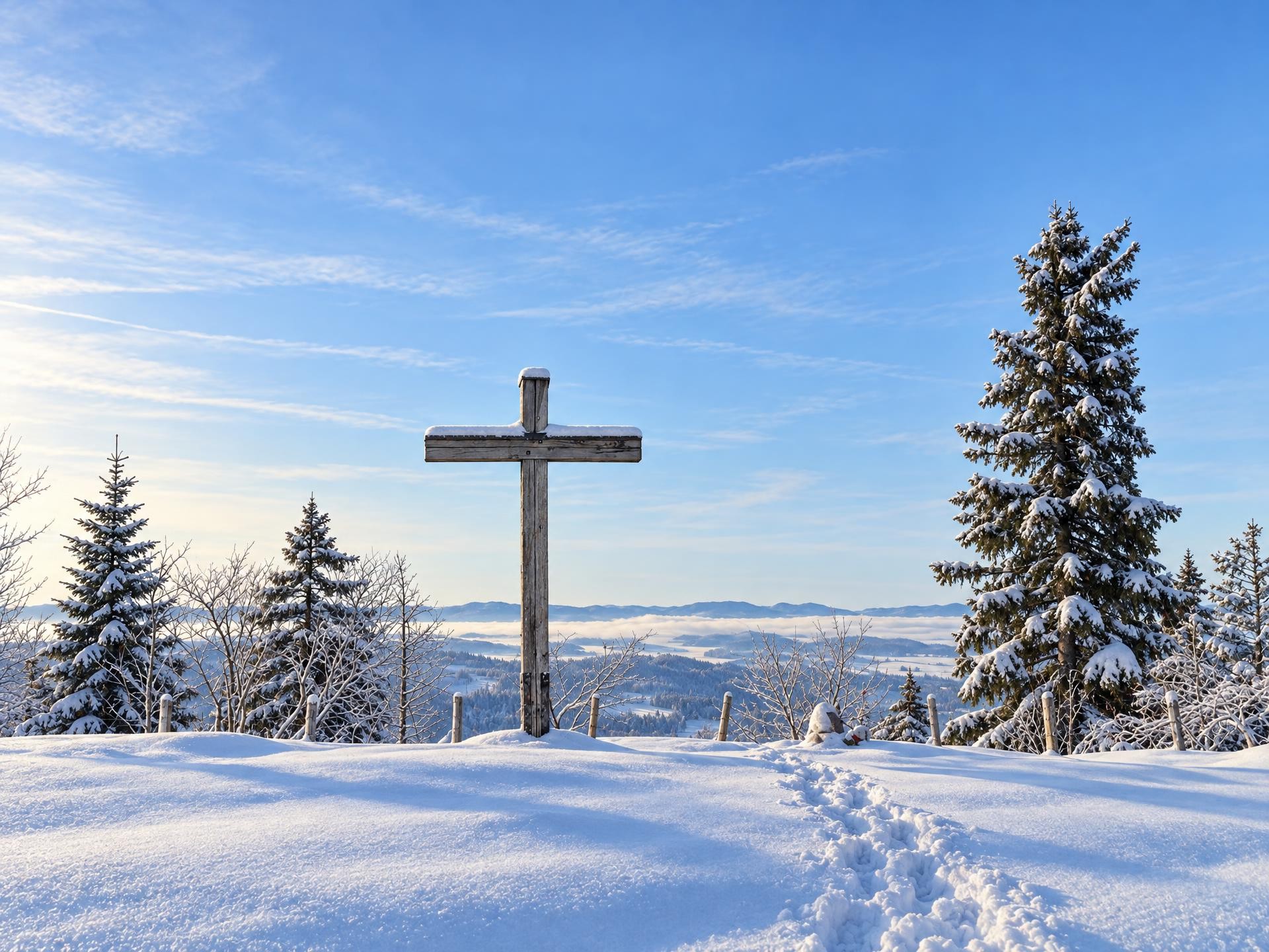 Schneeschuh Tour von Luthern Bad auf den Napf
