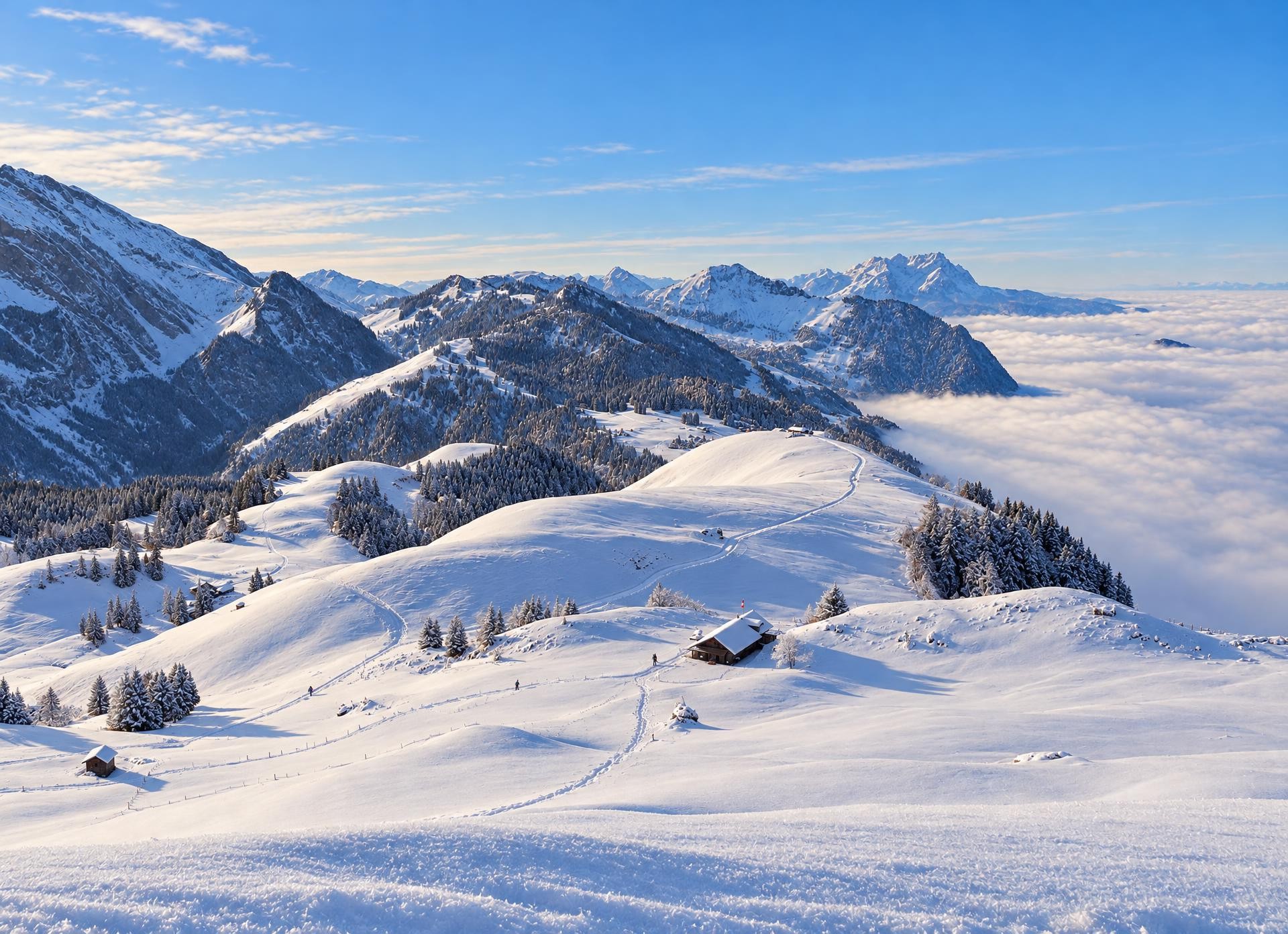 Niederbauen–Schönenbühel Snowshoe Tour