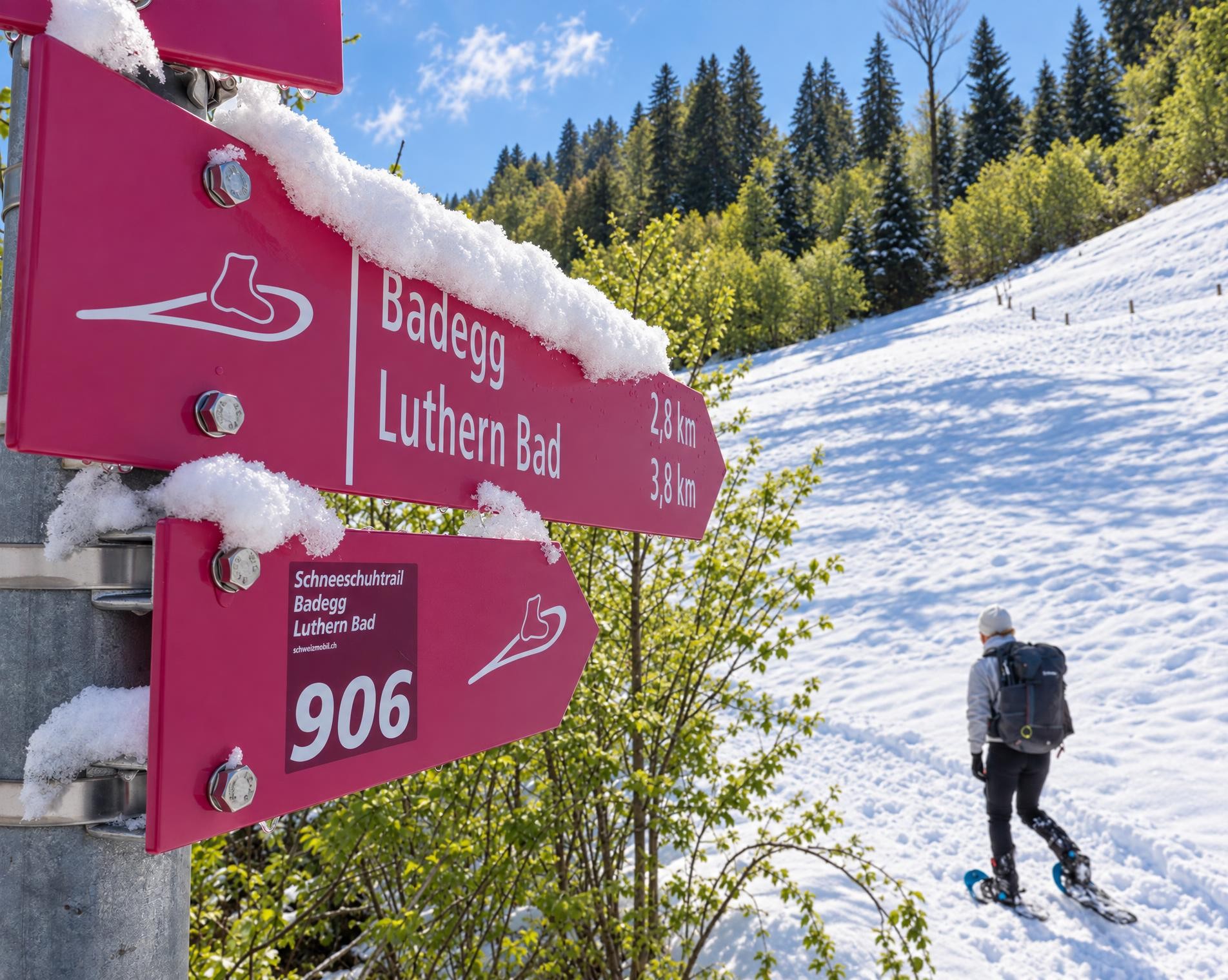 Schneeschuhtrail Badegg–Luthern Bad