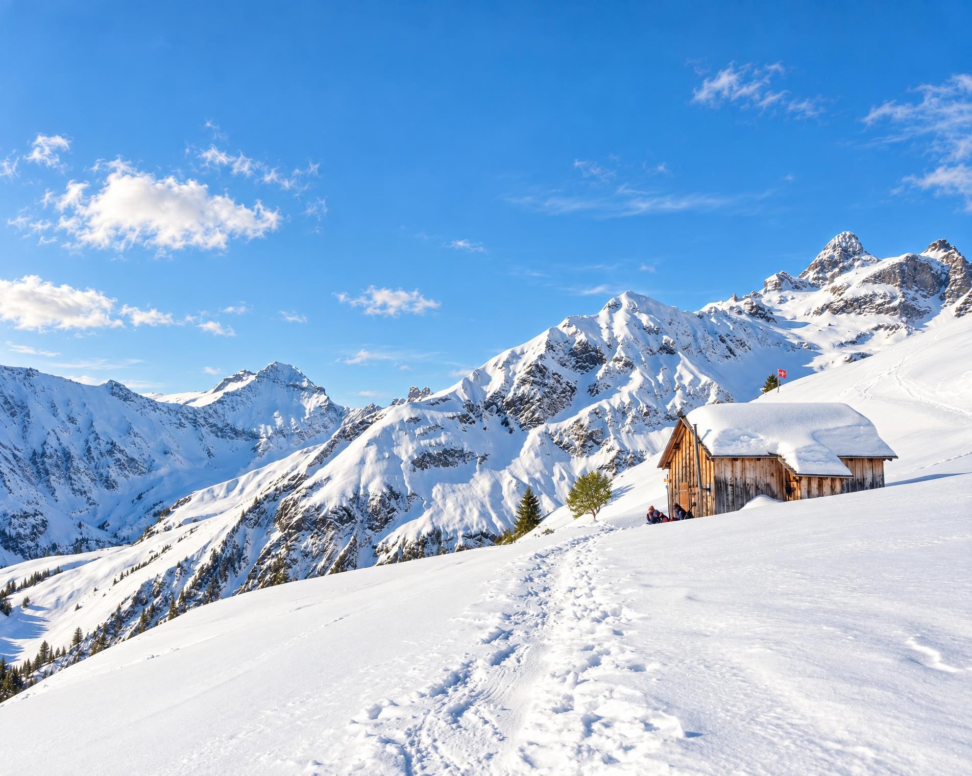 Schneeschuhtrail Bischofalp