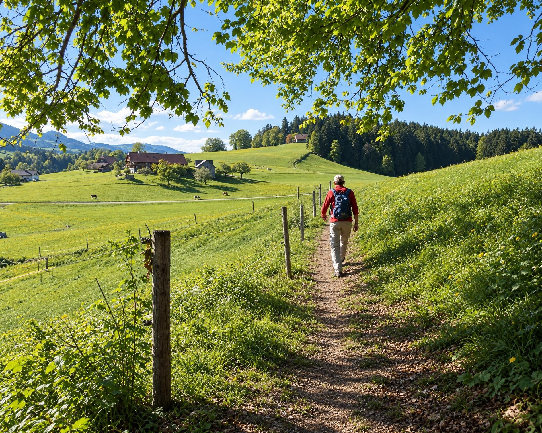 Schwarzwasser-Sense-Schluchtenweg, Stage 1/2