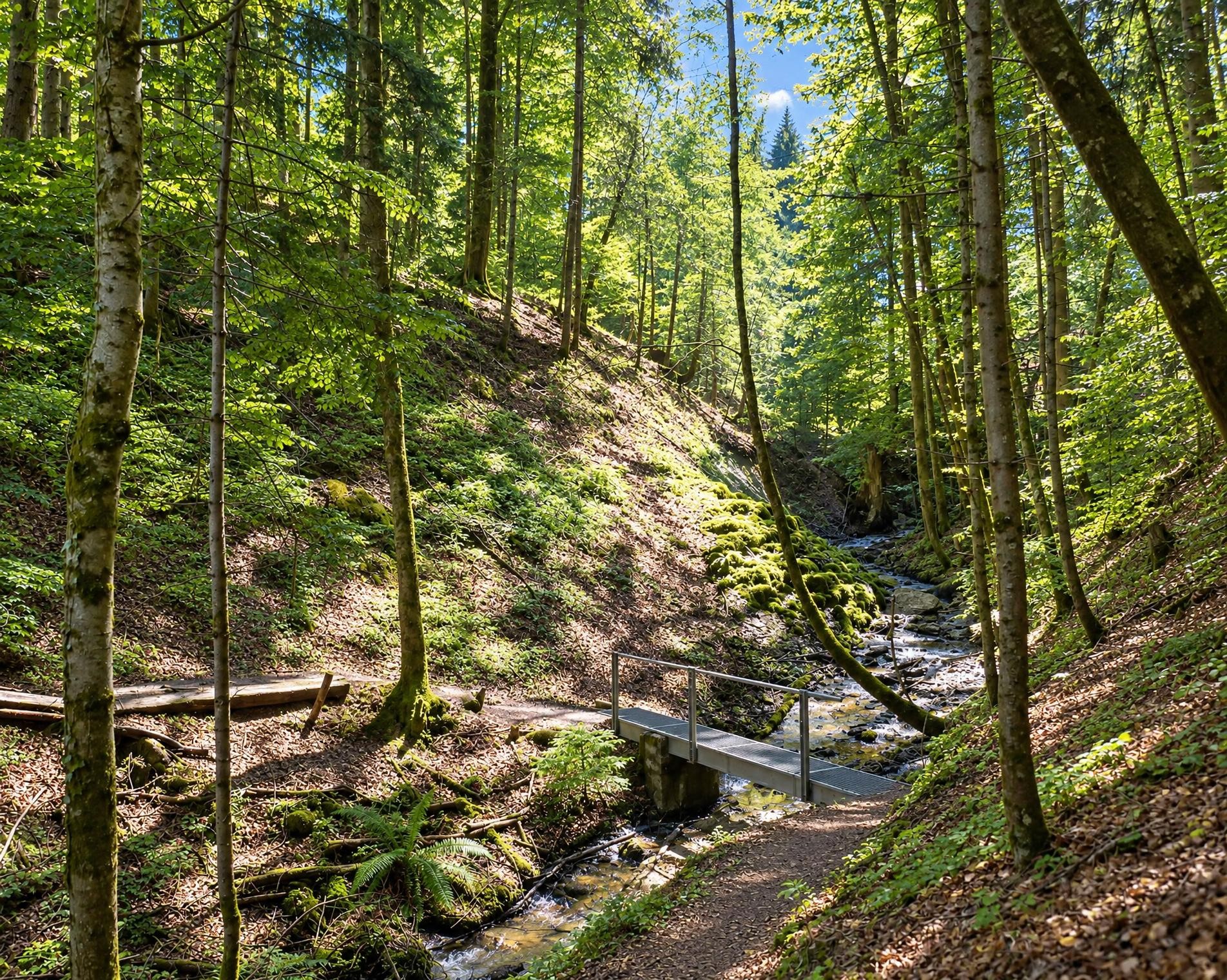 Schwarzwasser-Sense-Schluchtenweg, Stage 2/2
