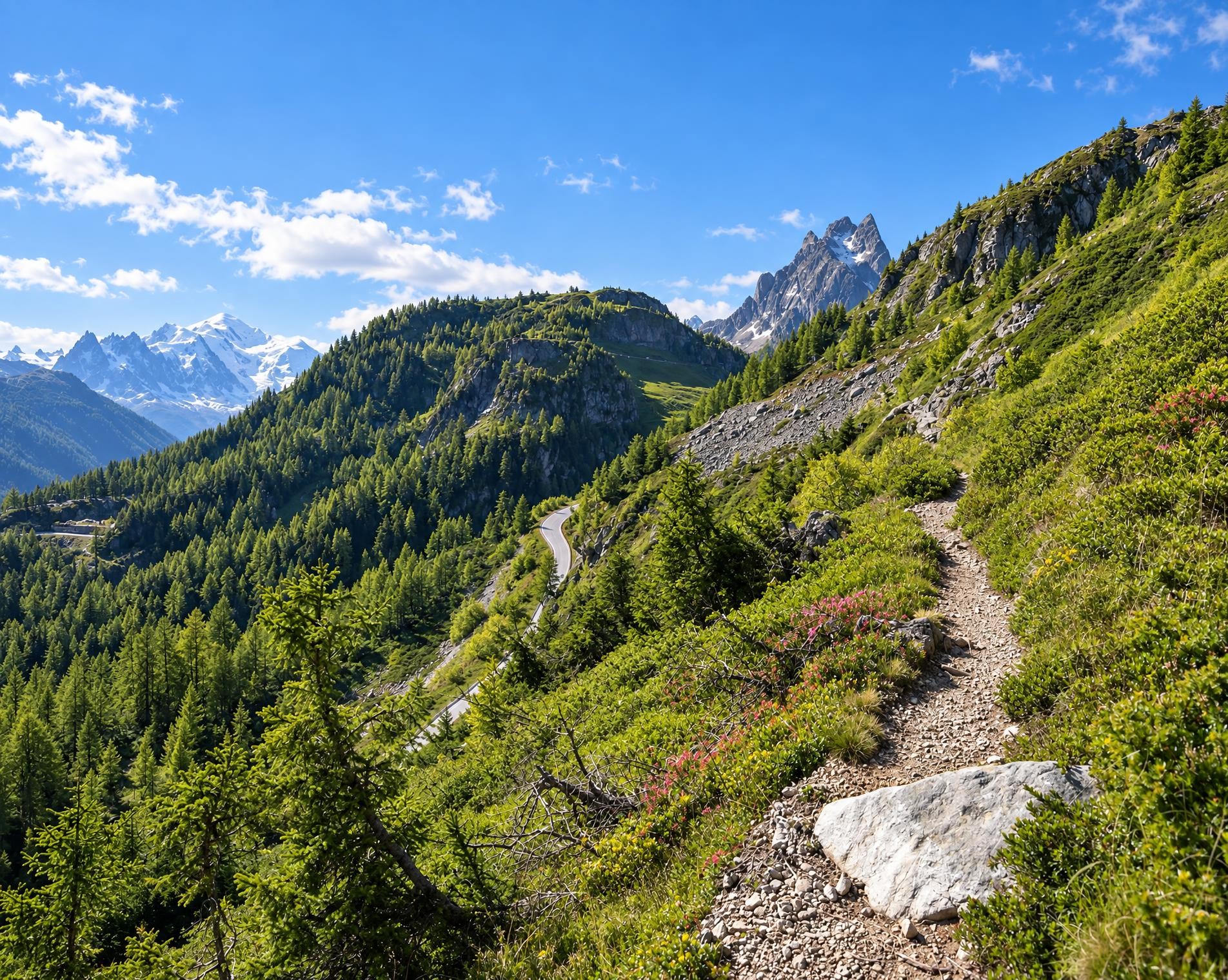 Sentier du Balcon du Mont-Blanc