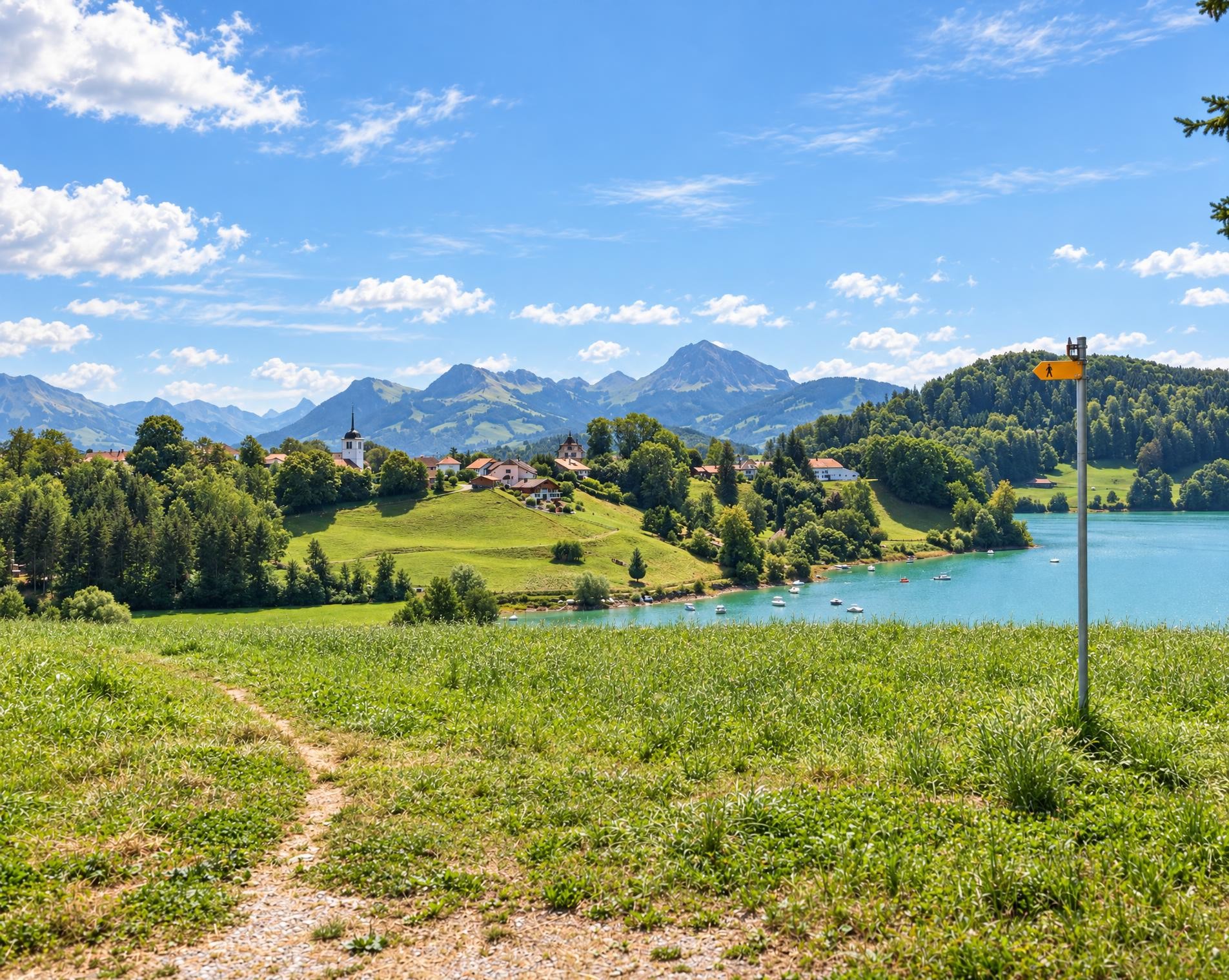 Sentier du Lac de la Gruyère