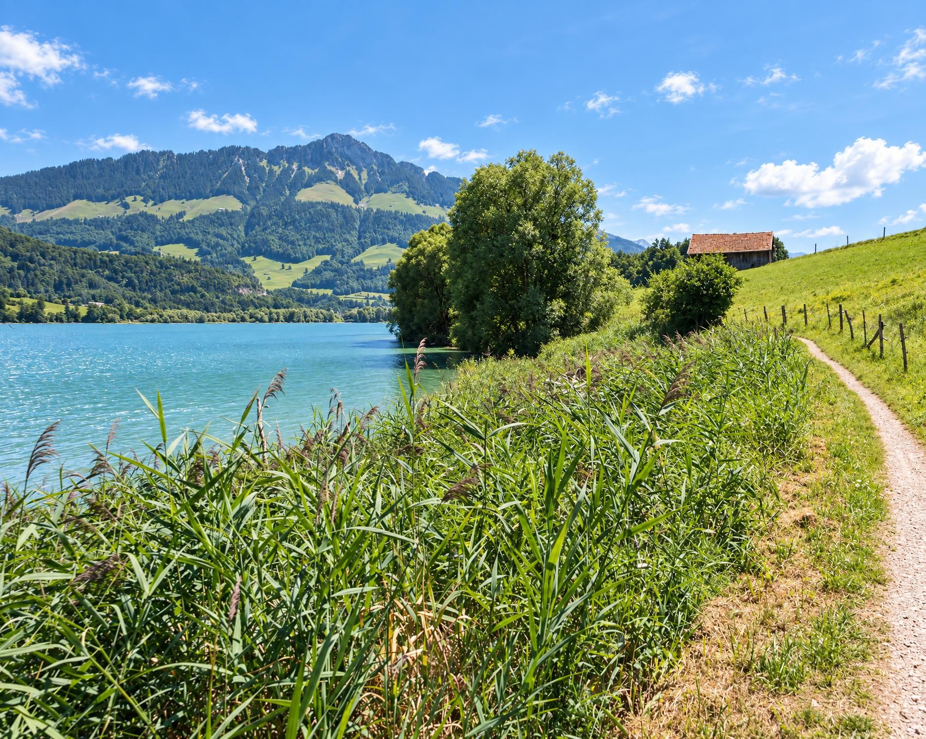 Sentier du Lac de la Gruyère, Stage 1/3