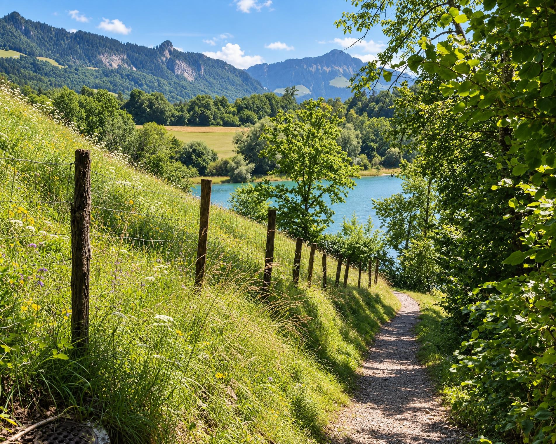 Sentier du Lac de la Gruyère, Etappe 3/3