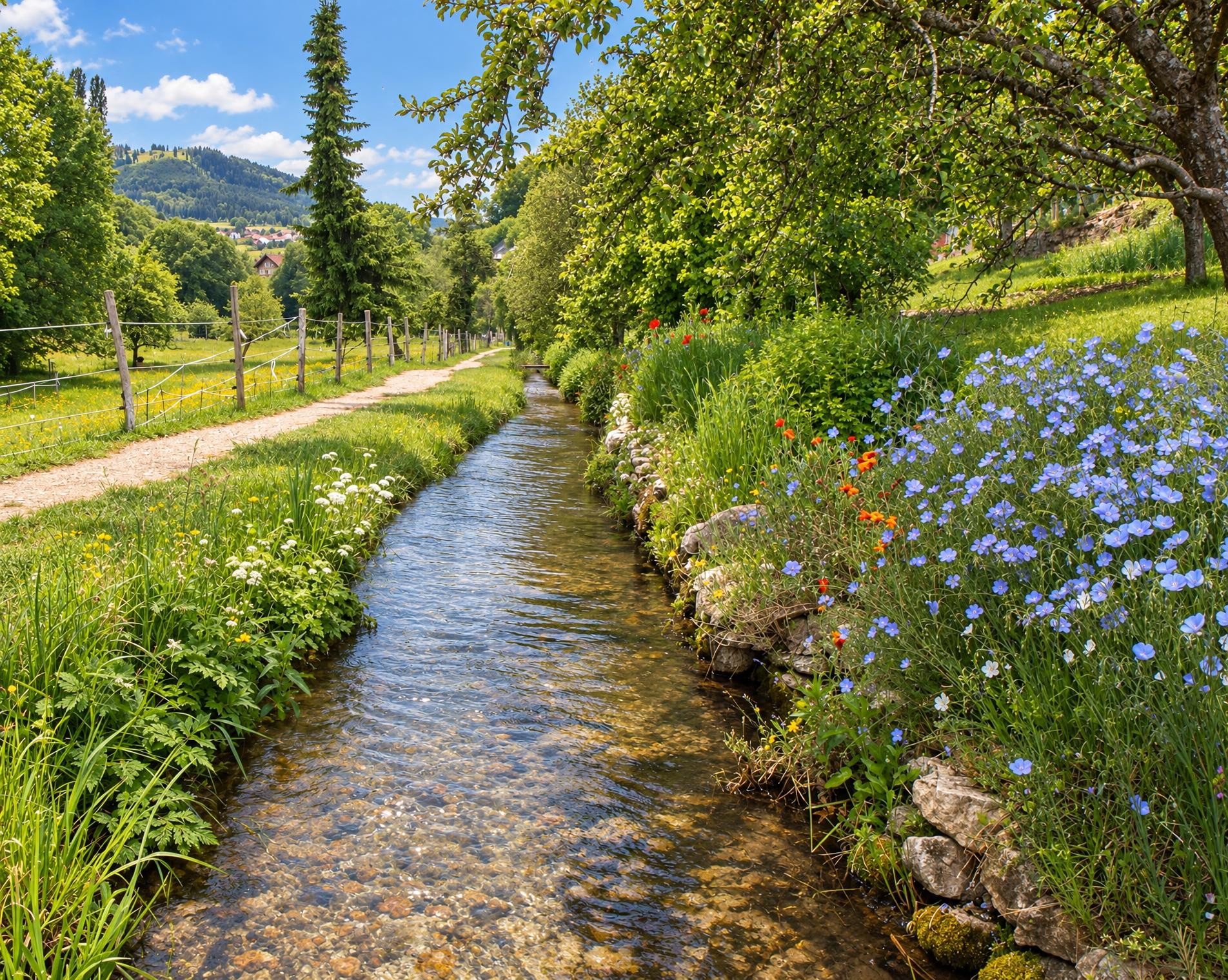Sentier du patrimoine de Romainmôtier