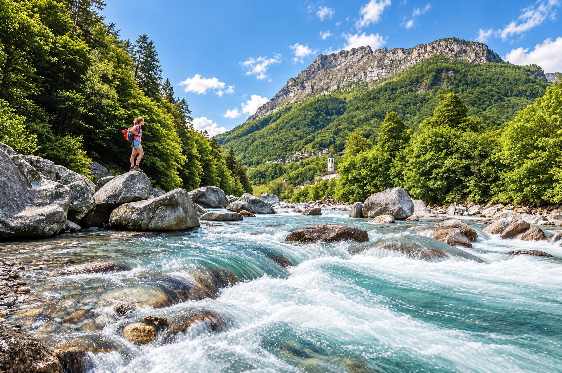 Sentiero Verzasca, Etappe 1/2