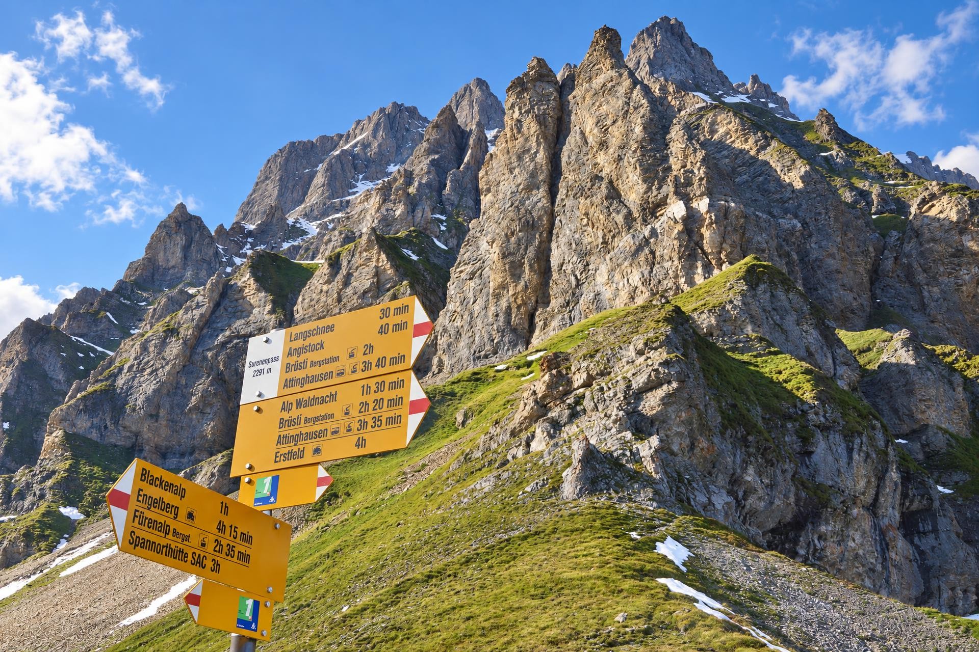 Surenenpass: Brüsti - Engelberg