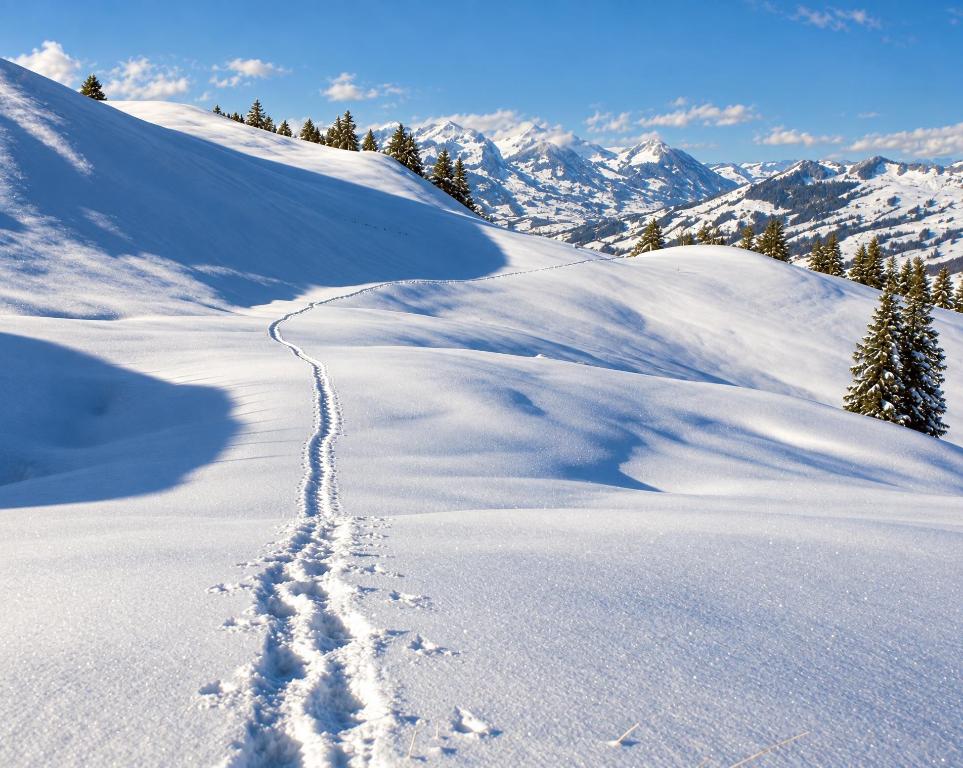 WaldhĂĽttli-Schneeschuhtrail