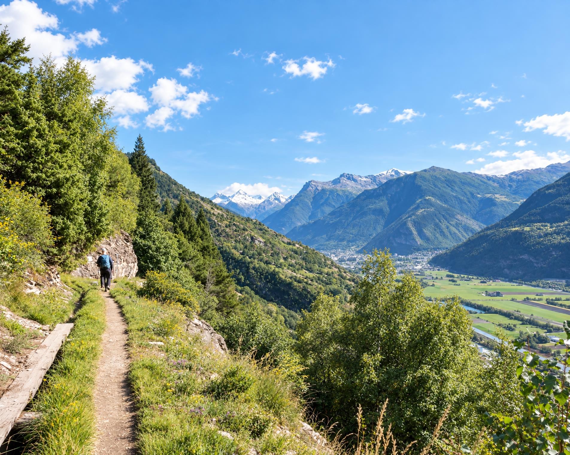 Walliser Sonnenweg, Etappe 3/4