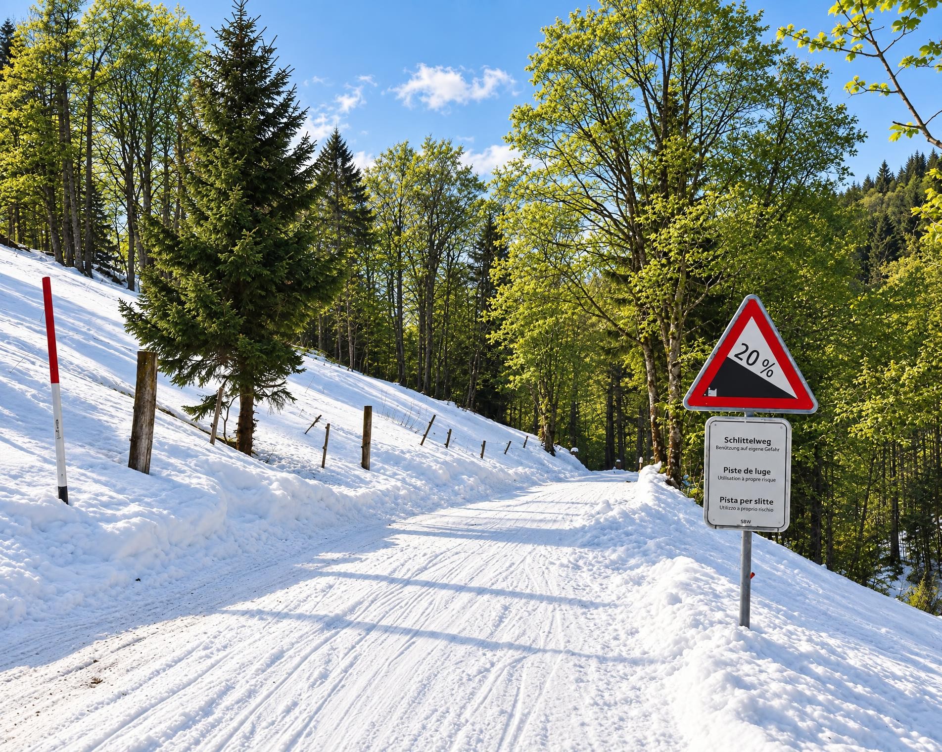 Weissenstein SĂĽd-Schlittelweg