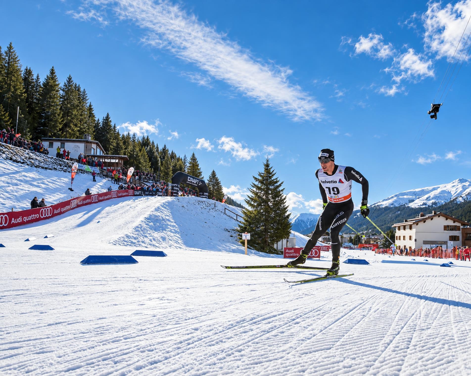 Weltcup-Loipe Davos Nordic