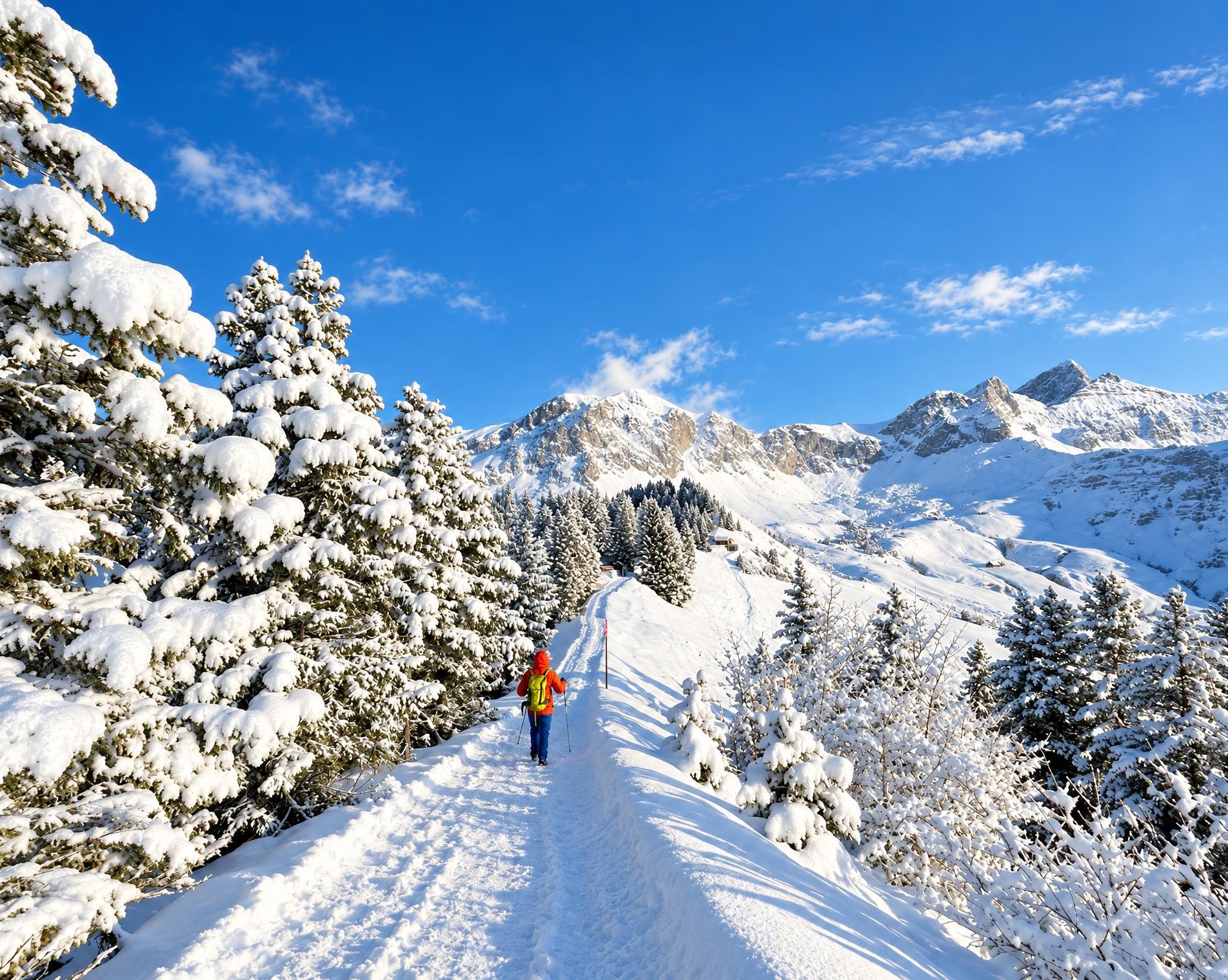Winterwanderweg Eggberge-Fleschsee