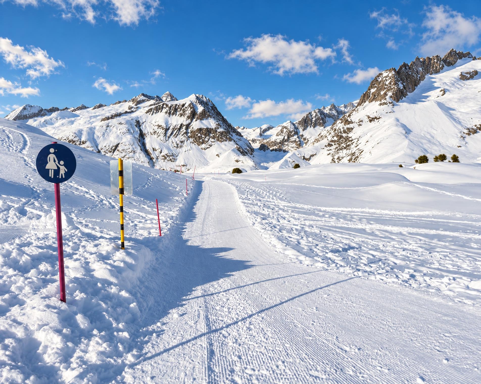 Winterwanderweg Moosfluh–Riederalp