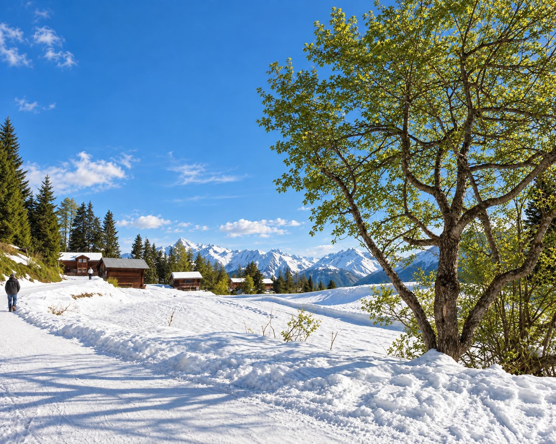 Winterwanderweg Riederalp–Fiescheralp
