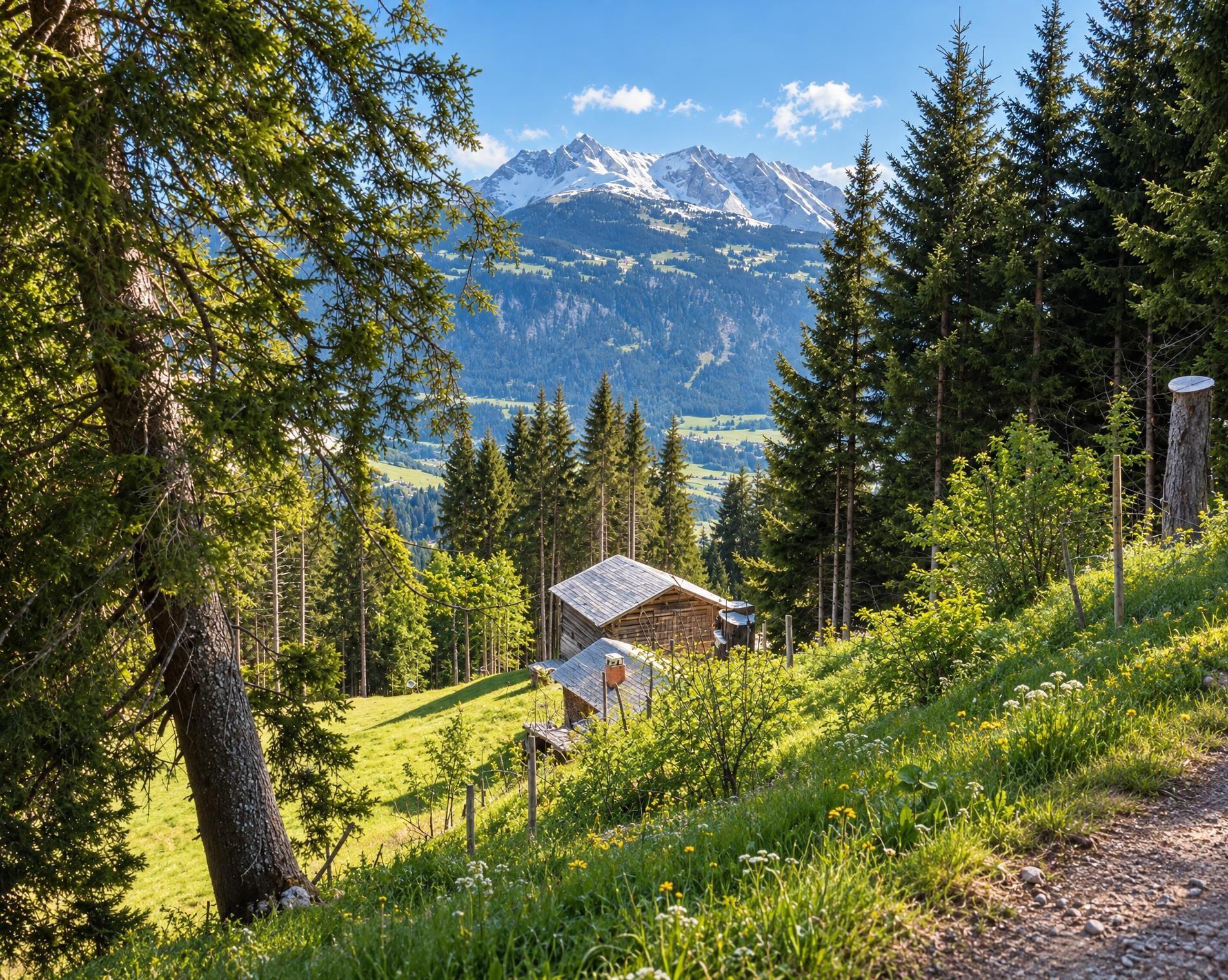 Winterwanderweg Siat–Falera
