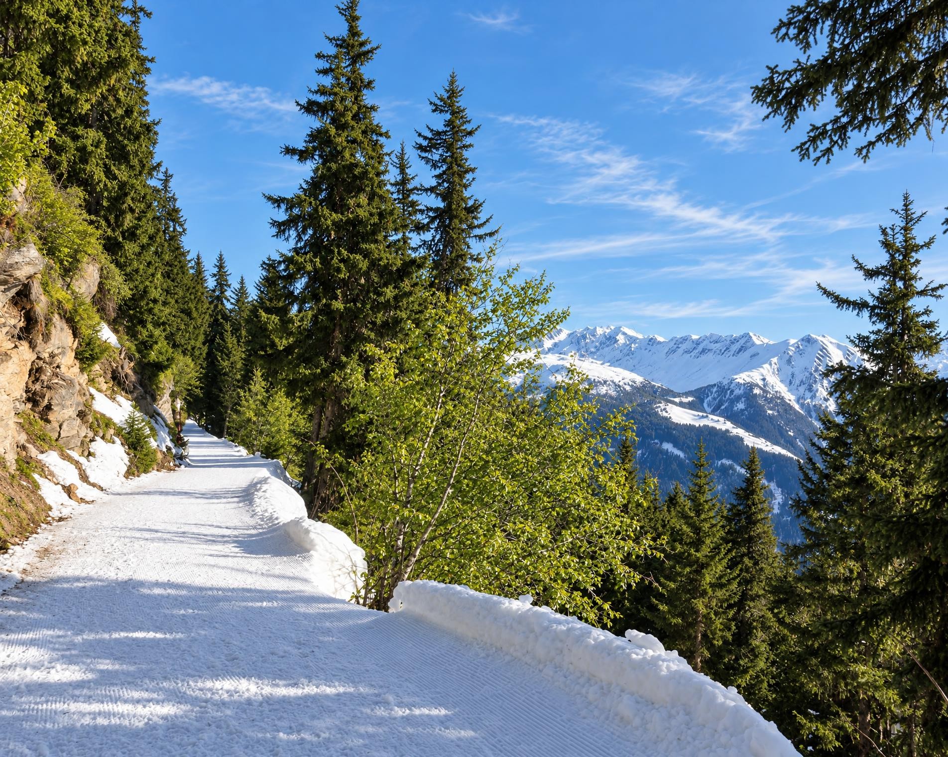 Winterwanderweg Waldpromenade Bettmeralp