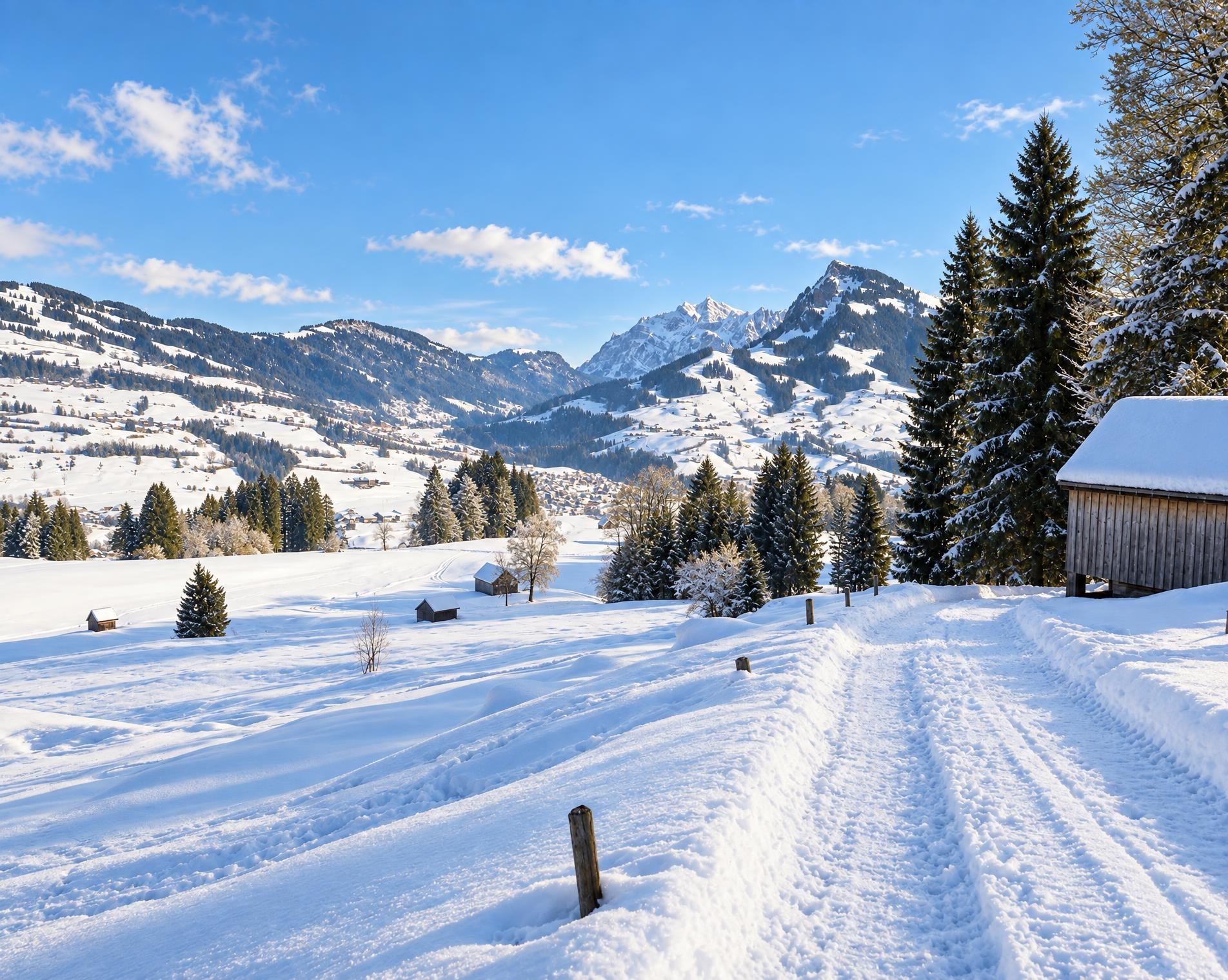 Winterwanderweg Wolzenalp–Nesslau