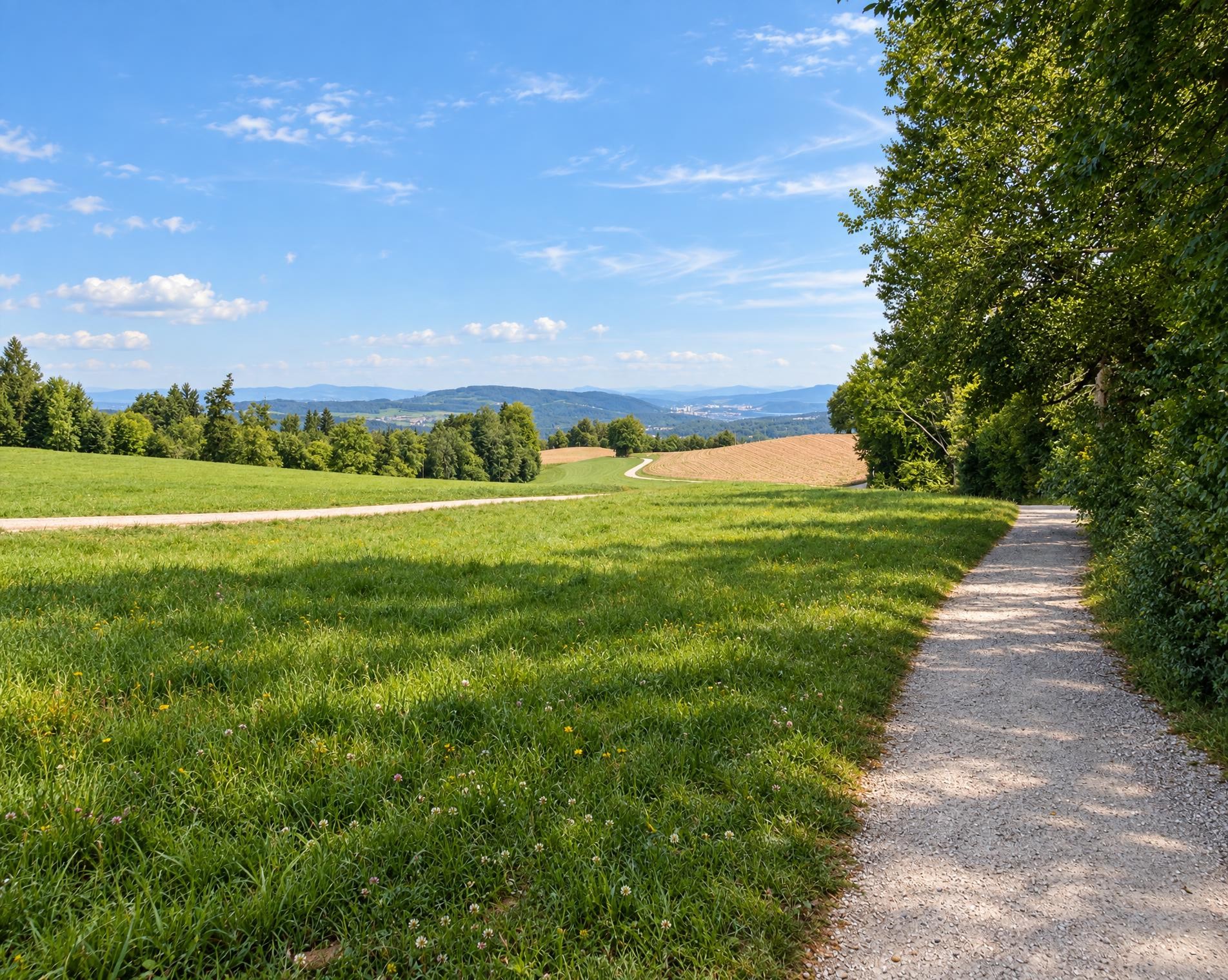 Zürich-Zugerland-Panoramaweg, Etappe 1/2