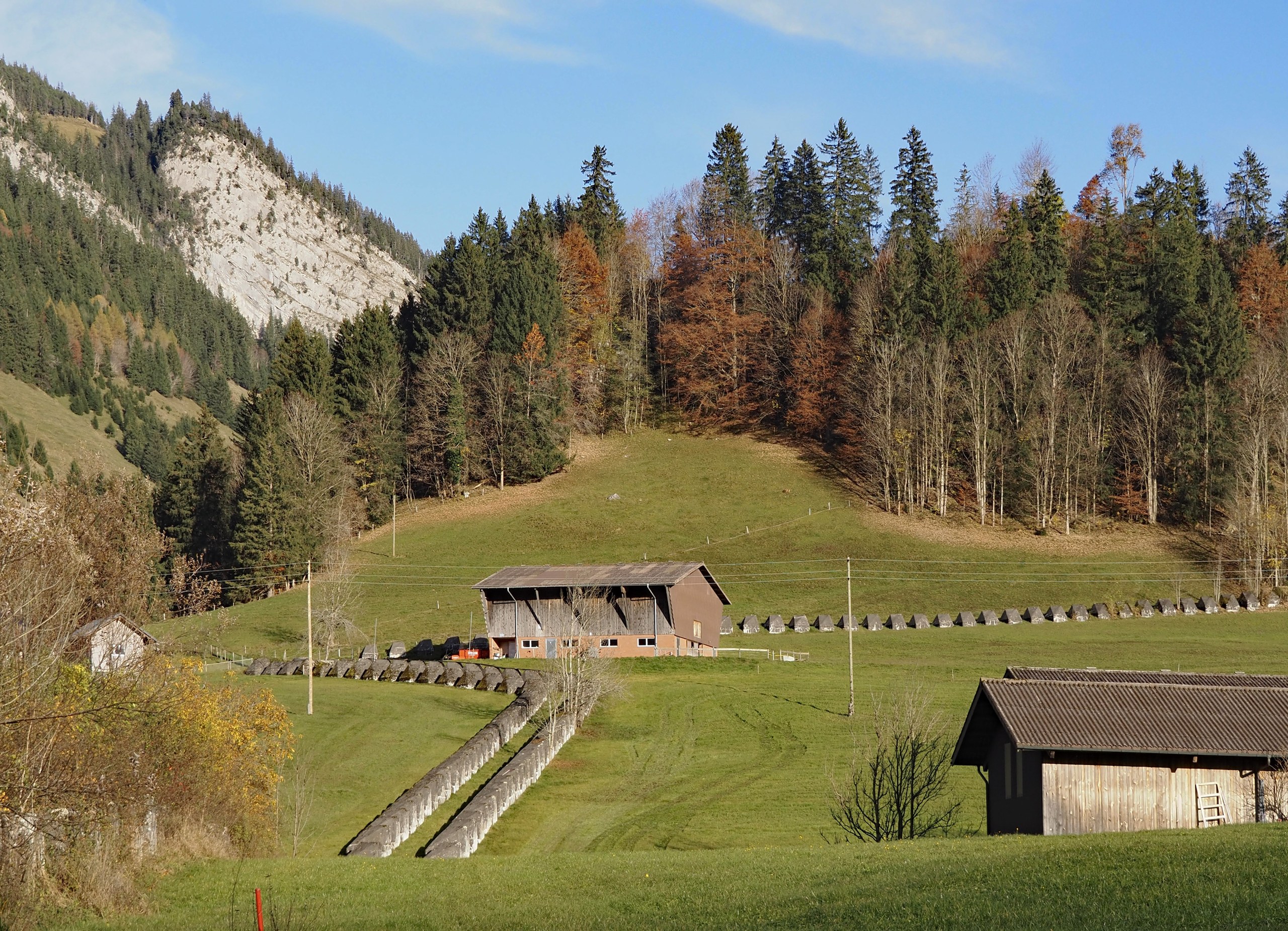 Winter Hike Around the Golf Course in Flühli